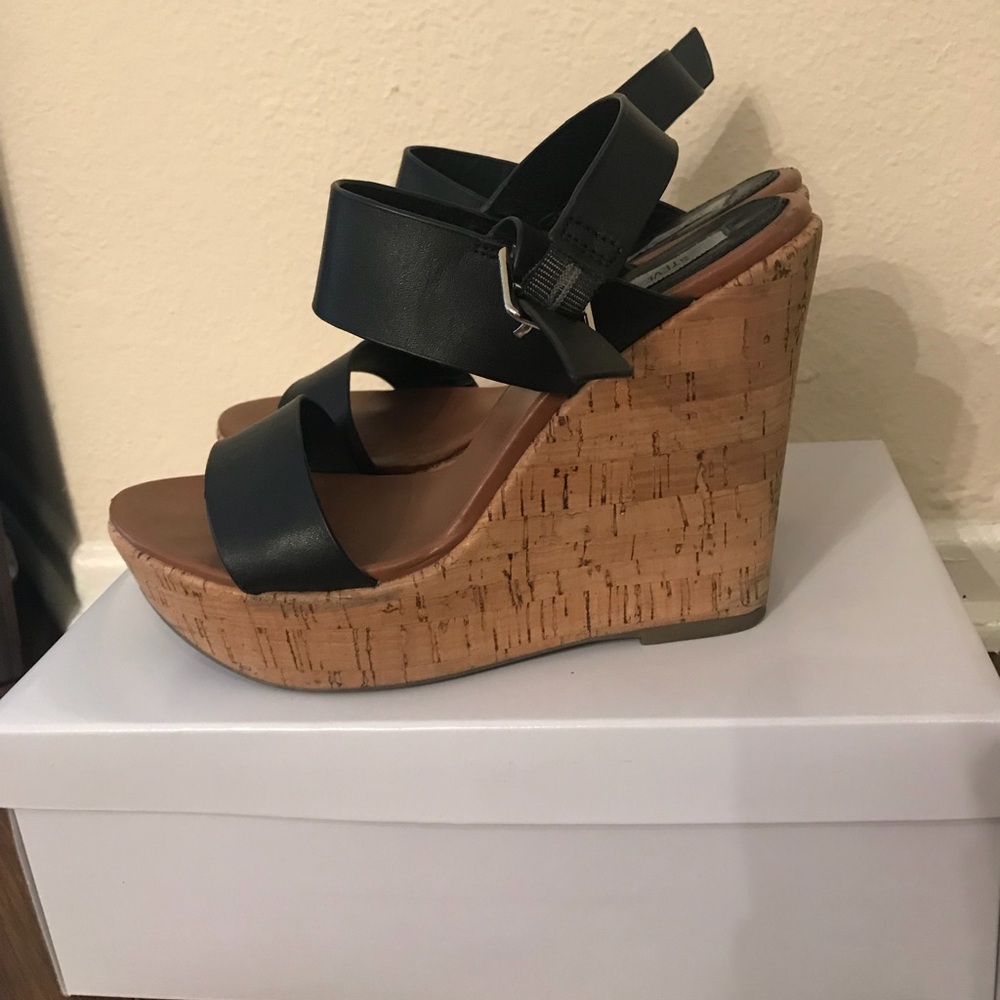 Steve Madden Cork Wedges
